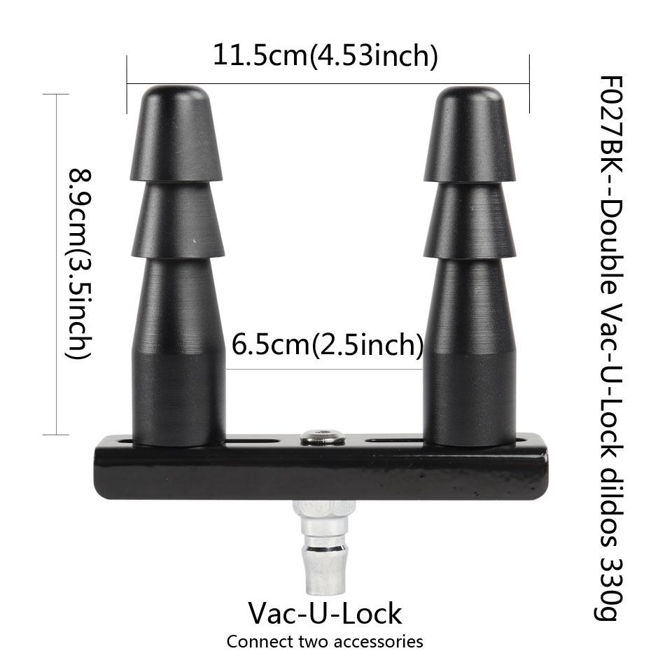FREDORCH All Kind of Attachments for Sex Machine Black Dildo Holder Vibrator Clamp Suction Cup Vagina 3XLR Vac-U Accessaries