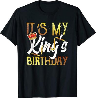 King Matching Couple Husband Wife Birthday Unisex T-shirt