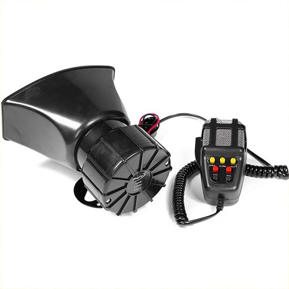 Universal 1000W 12V 7 Tone Multipurpose Speakers Loud Car Police Siren Air Megaphone Horns Car Vehicle Motorcycle Accessories
