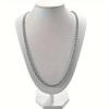 1pc Twisted Glamour Link Chain Necklace Versatile & Stylish for Layering or Solo Wear