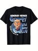 Mens Funny and Irritable Old Man Club Tshirt Comfortable Sleeved Tshirt with Irritable Characters and Speak Frankly Slogan