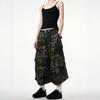 Camouflage Unisex Loose Capris Street Style Cargo Shorts Casual Bottom Female Calf-length Pants