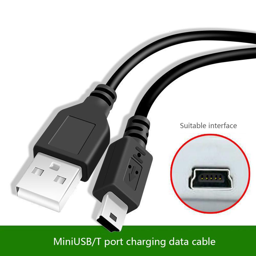 0.8/0.5M USB Cable V3 A Male To Mini B 5 Pin T Port MiniUSB for Devices MP3 MP4 Camera Mobile Phone HardDisk Computer