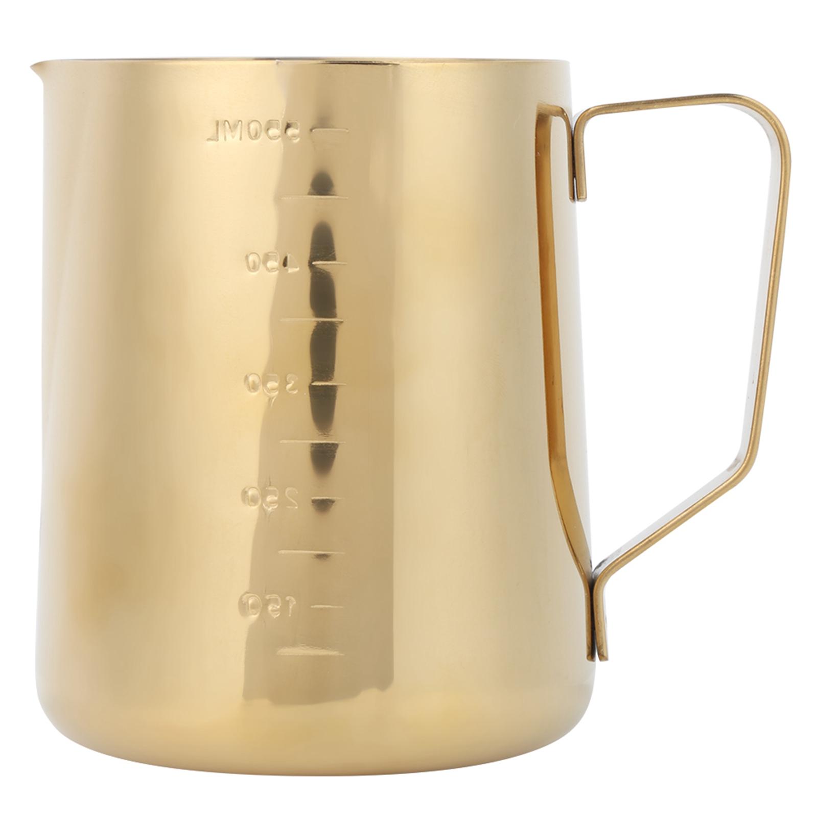 

Stainless Steel Coffee Milk Frothing Cup Pitcher Jug with Scale for Home Coffee Latte Art Type 2