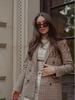 2025 European & American Style Women's Plaid Double-Breasted Autumn Coat In Top 5 Colors