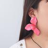 Elegant Flower Studs Earrings Fashion Ear Pendant Flower Ear Jewelry Waterproof Ear Studs Alloy Texture for Daily Party