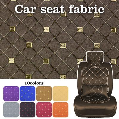 100*148 cm Baumwolle Leinen Steppstoff Schwamm Stickerei Muster Stoff Für Diy Auto Innen Sitz Abdeckung Polster Sofa Material