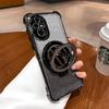 Luxury Mirror Holder Bling Glitter Silicone Phone Case for Honor 200 100 Pro 90 80 70 60 Pro Ultra-thin Stand Cover