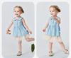[Pure Cotton] Mini Balabala Girls' Short Sleeve Shirt Cute Sea Style Collar Top 2026 Summer