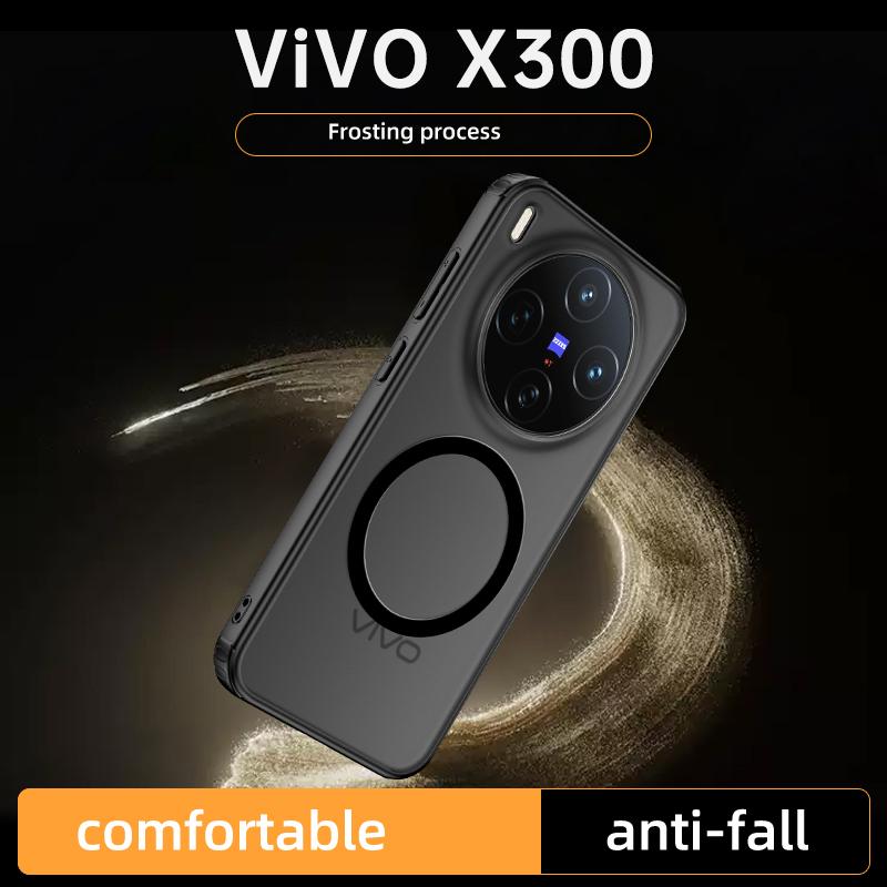 For VIVO X300 Pro Case Hard Matte Shockproof Magnetic MagSafe Protective Back Cover Case For VIVO X300 X300Pro Phone Shell