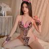 Sexy Underwear Dirty Rabbit Cute Plush Ono Leopard Onesie Pink Leopard Print Cosplay Passion Woman