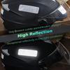 10pcs Car Bumper Reflective Stickers 3x8cm Reflective Warning Strip Tape Safety Secure Reflector Decals for Enhanced Visibility