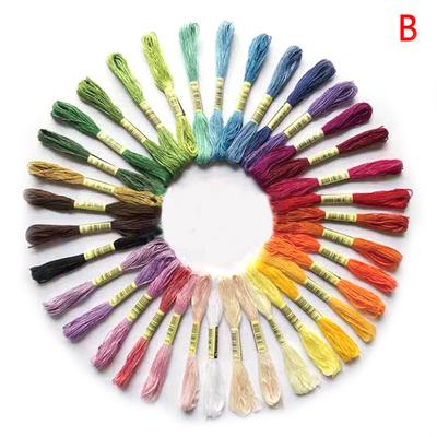 24/100/50 Punto Croce Cotone Ricamo Filo Filato Cucito Matasse Artigianato