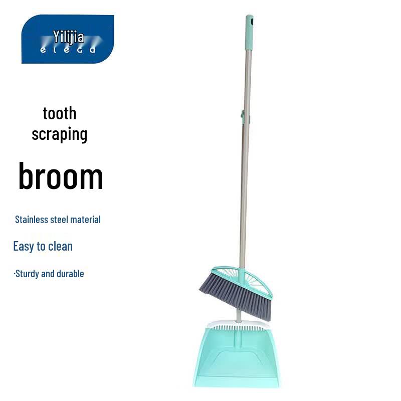 Yilijia Broom and Dustpan Set with Comb Teeth