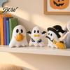 Desktop Halloween Ornament 3Pcs Decoration, Resin Micro Landscape Miniature Figurines, Cute Ghost Store Holiday Display Decor Pumpkin Fairy Garden for