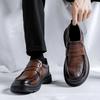 Herbst Herren Plateau Atmen Kleine Lederschuhe Neuer Trend Vielseitig Japanisch Koreanisch Business Casual Schuhe Anzug Herrenschuhe