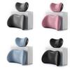 Car Headrest Lumbar Shoulder Pad Car Pillow Car Pillow Memory Cotton Lumbar Backrest Cushion Household Car Supplies.