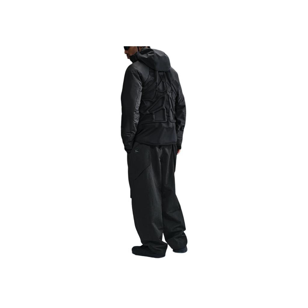 Nike ISPA SS25 Adapt Sense Chaqueta Minimalista Cómoda de Moda de Manga Larga de Algodón Chaqueta Unisex Negro HF6401-010