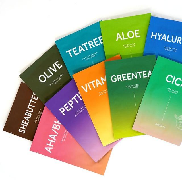 BARULAB - The Clean Vegan Mask - 10 Types AHA/BHA