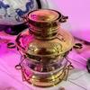 Brass Copper Anchor Oil Lamp Leeds Burton Nautical Maritime  Lantern Rustic  Home Decor Gifts