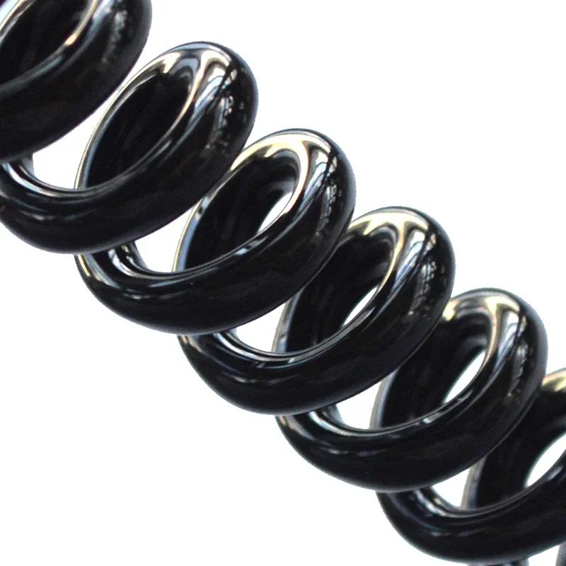 7.4M/24.3Ft 4 Pin Spring Cord  Aviation Extension Video Backup Camera Cable for Bus Turck Van Lorry RV Monitor CCTV DVR TV