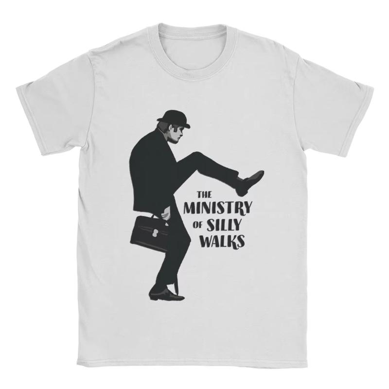 Fashion Monty Python The Ministry Of Silly Walks TShirt for Unisex Cotton T Shirts Short Sleeve Tee Shirt New Arrival Clothes S