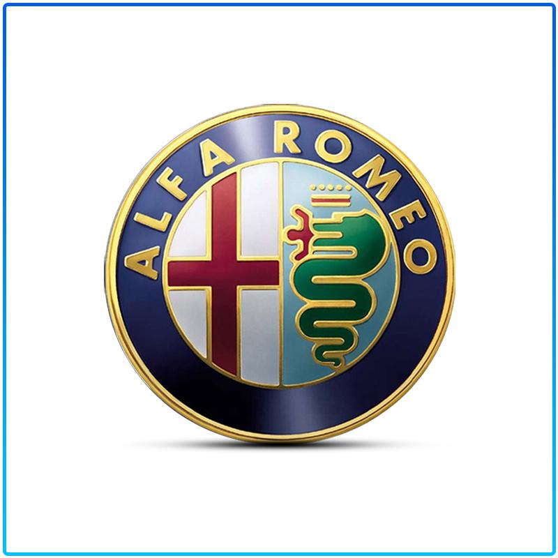 4 Stück 56MM Auto Radnabenkappen Felgenkappen Abdeckungen Emblem Für Alfa Romeo 147 159 Giulietta Giulia Mito Spider Alpha Nheadrest