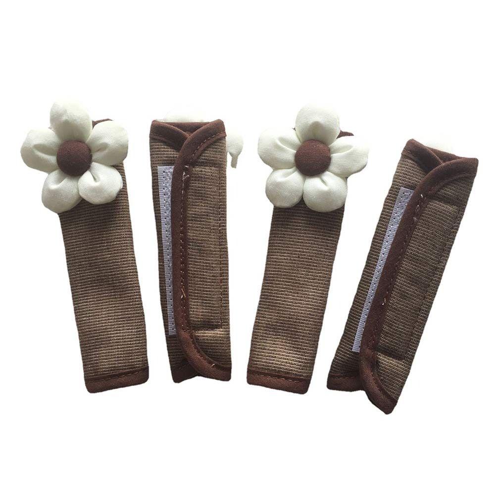 Anti-Static Flower Handle Cover Soft Door Knob Covers Easy to Use Door Knob Gloves Wardrobe