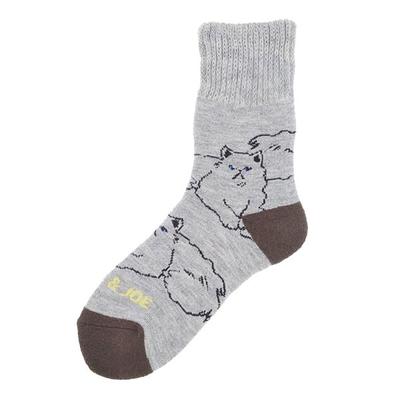 Paul & Joe Men's Gypsy Pattern Casual Room Socks, Gray