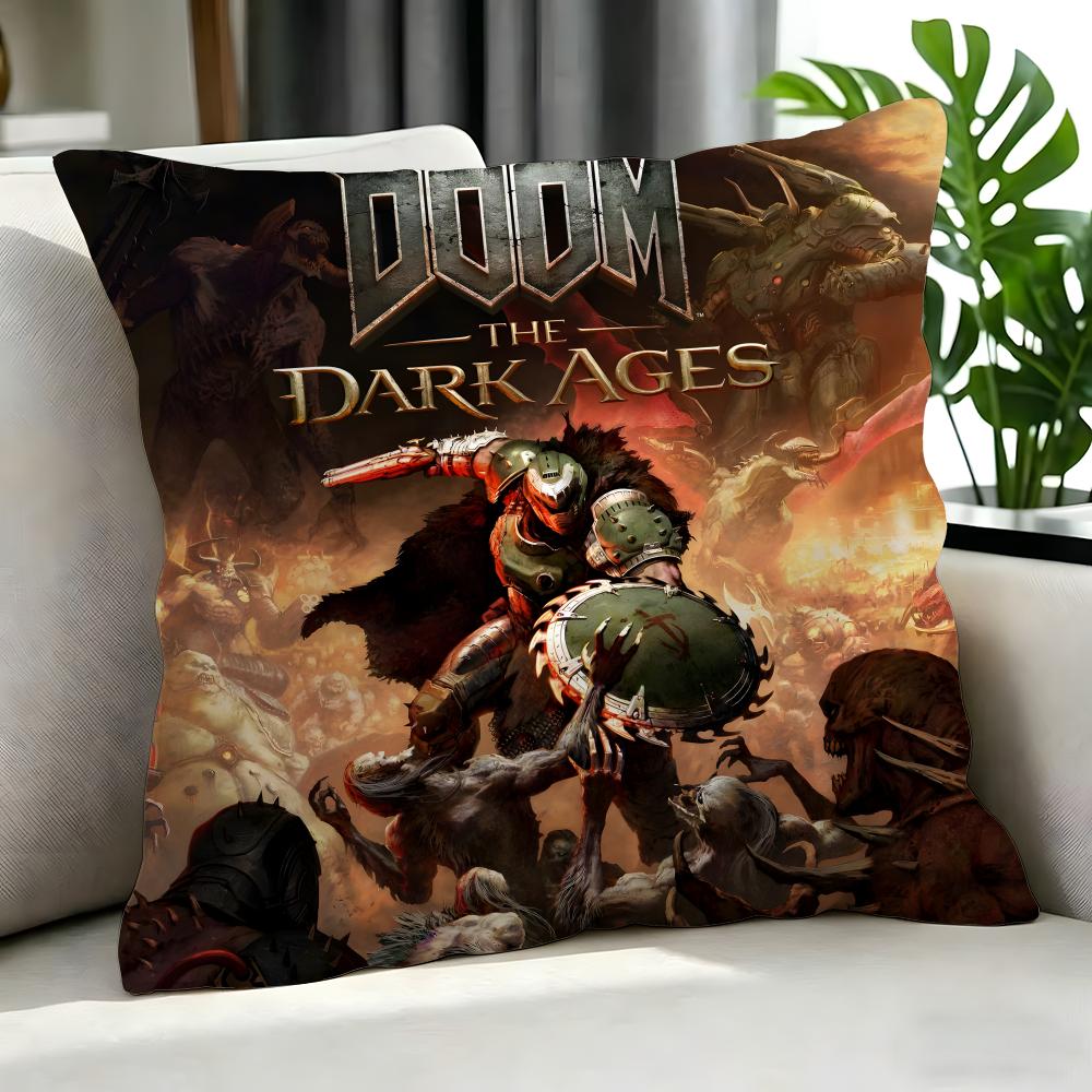 Game DDoom Cushion Cover Cushion Cover Set Pcs x x x Pillowcase Decorative Sofa Home Decor
