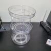 Rotating Acrylic Makeup Organizer, 360° Multi-layer Storage Rack for Dressing Table