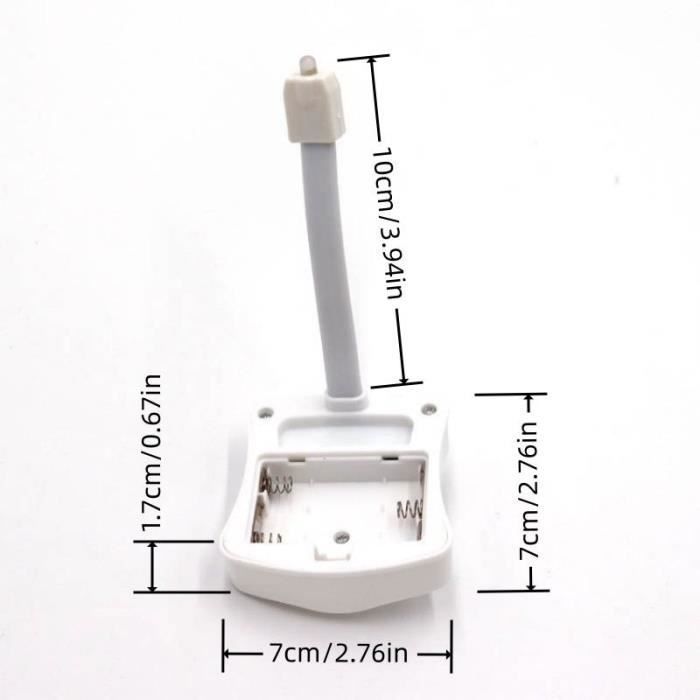 Luz nocturna - ZEAICOS - LED - 8 Colores - Sensor de movimiento - Pilas AAA