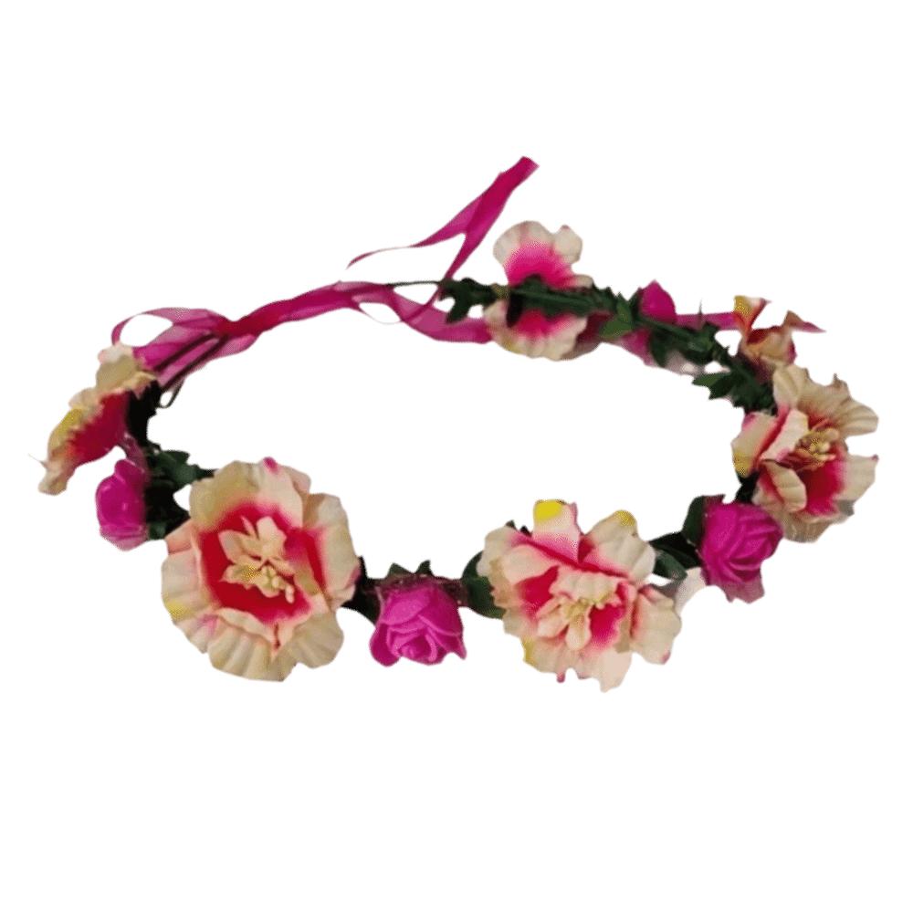 Korean Style Floral Headband Boho Style Wedding Headpiece Fashion Bridal Wreaths Princess