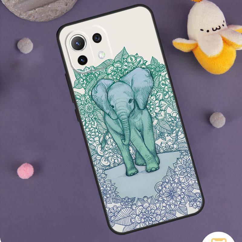 Cute Elephant Case For Xiaomi 15T Pro 13T 14T 14 15 Ultra 17 Pro Max POCO F8 Pro F5 F6 F7 X5 X6 X7 Cover