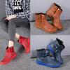 New European and American Autumn and Winter Short Boots Thick-soled Sports Lace-up Large-size Short Boots Martin Boots