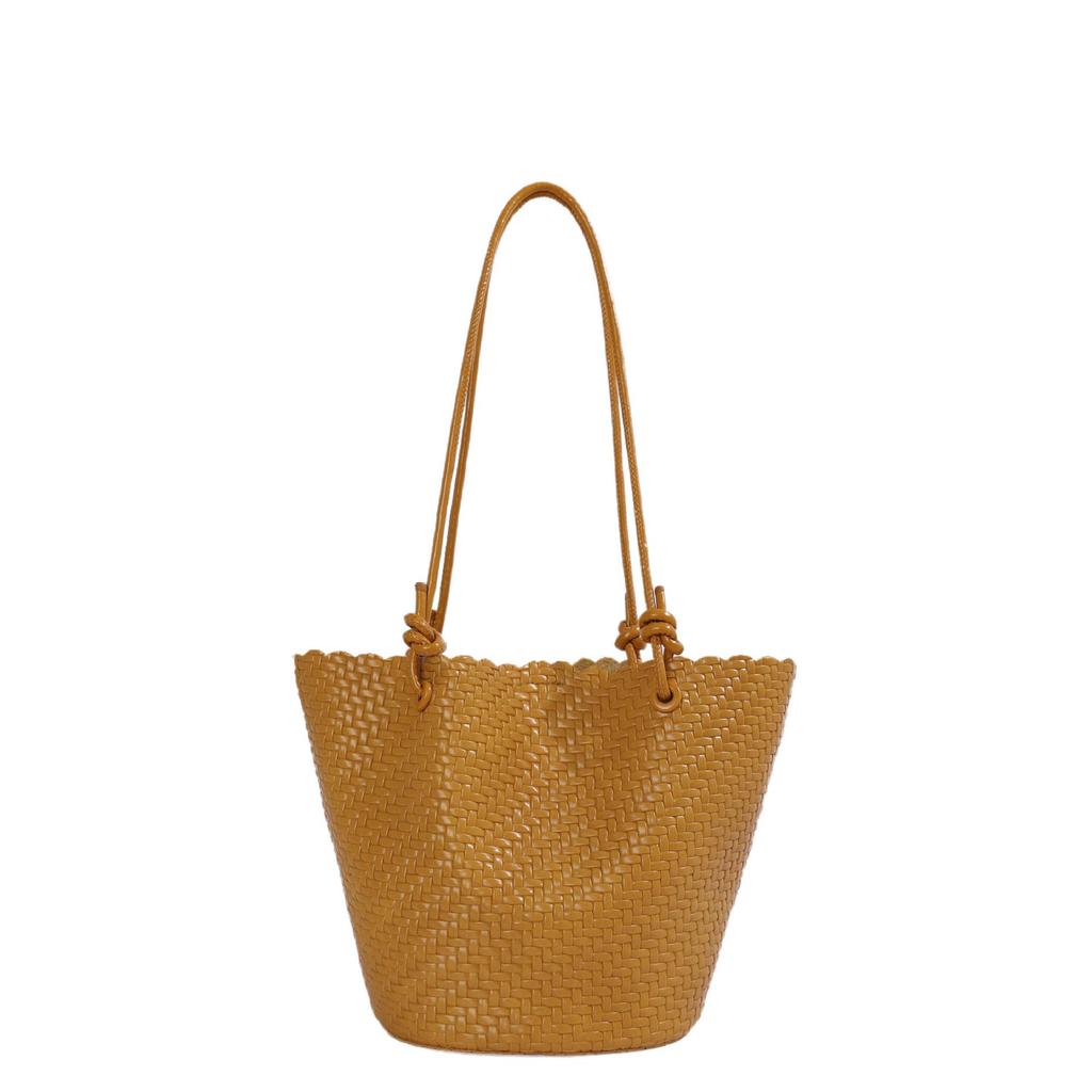 Women's High-End Woven Bucket Bag – 2026 Summer Collection: Chic, Versatile, and Perfect for Commuting