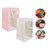 Large Paper Candy Bag Open Window Paper Party Gift Bags for Christmas Birthdays Favors Packages