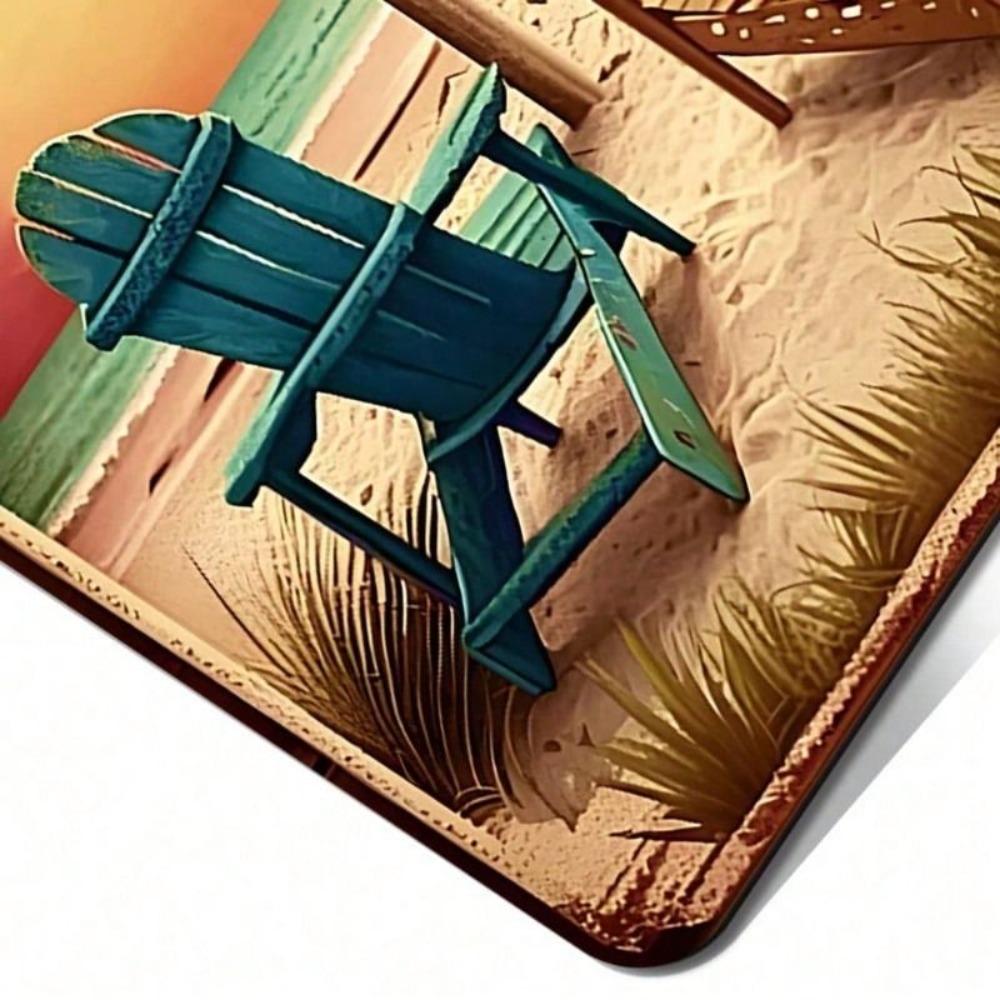 Metal Wall Art Retro Surfboard Poster 12x16 Inch Vintage Gift for Surfer Beach House Decor