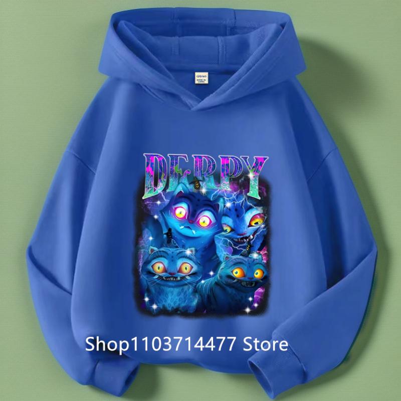 

Одежда для маленькой девочки K-Pop Охотники на демонов Толстовка Девичья мода Повседневная толстовка Кино Новинка Детская K-Pop Охотники на демонов Толстовки с капюшоном 150