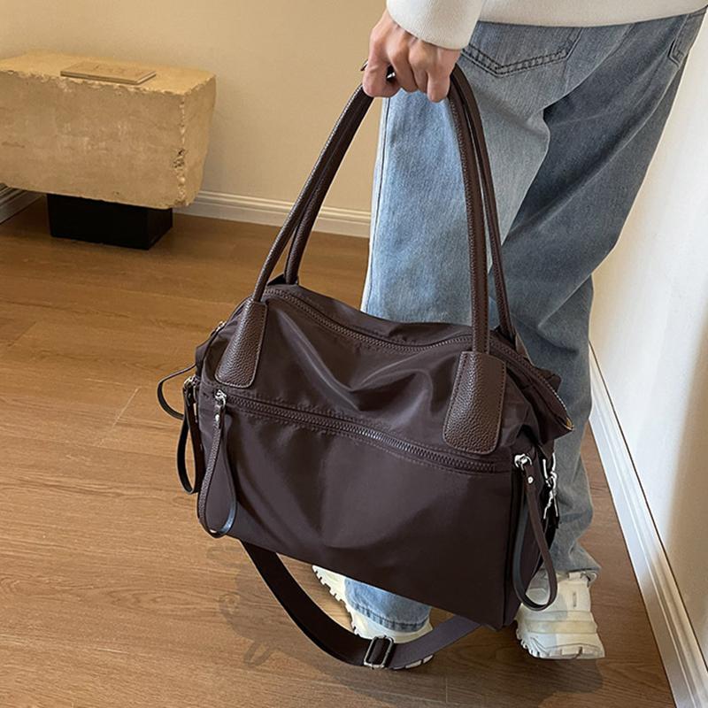 Nylon Oxford Bag Women Autumn and Winter Trendy Handbag Casual Tote Bag Large Capacity Shoulder Messenger Bag AVE