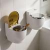 Creative Wall Mounted Ashtray Household Toilet With Lid Living Room Office Bedroom Bathroom Advanced Anti Fly Ash Ornament