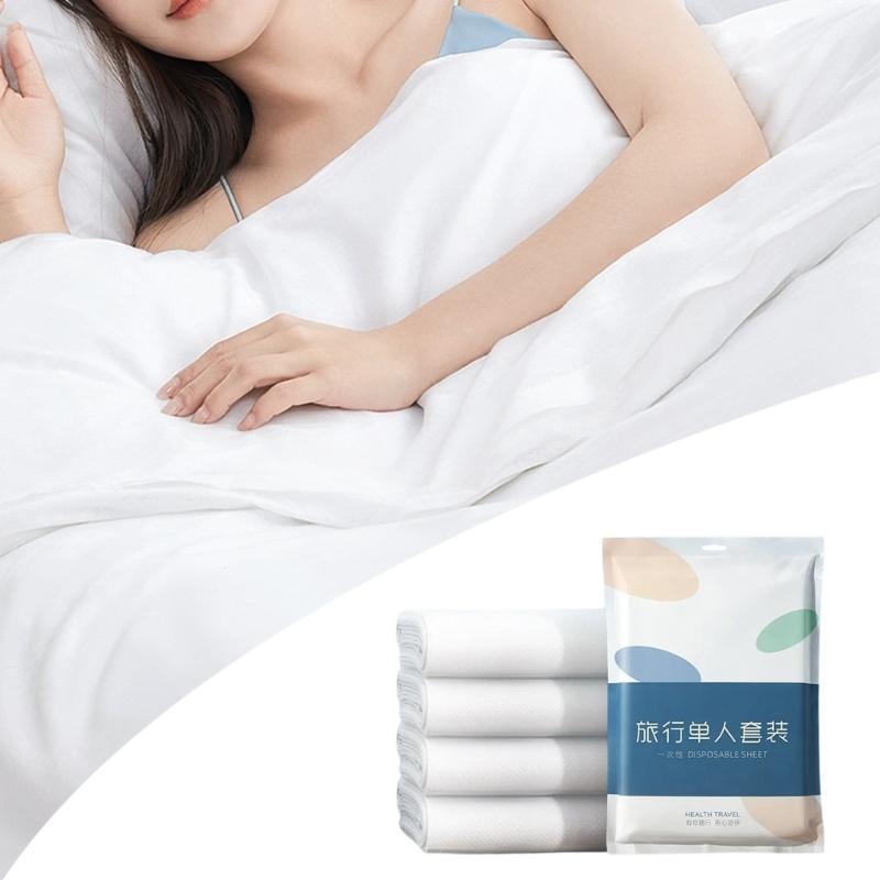 Disposable Quilts Cover Bed Sheet Set for Overnight Guests or Emergency Bedding
