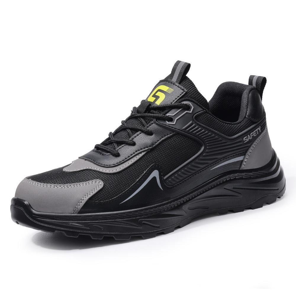 Four seasons work shoes, anti-smashing, anti-piercing, wear-resistant safety shoes, comfortable, breathable and non-smelly, steel baotou