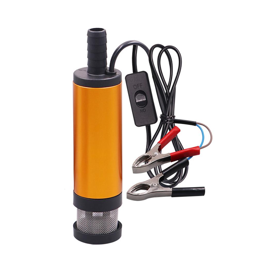 Portable Electric Oil Pump Efficient and Reliable Fuel Transfer Pump for Car Boat & Outdoor Activities Simple Operation