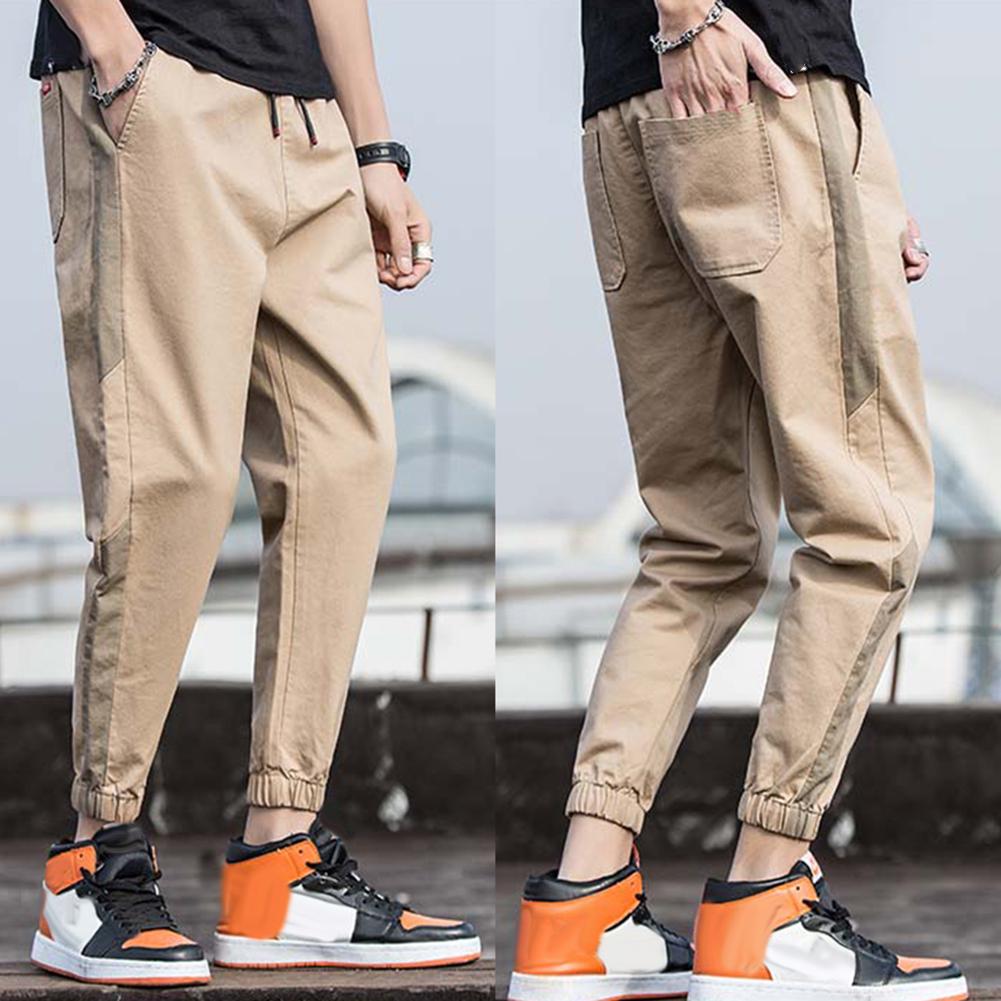 Cool Style Men Waist Ninth Ankle Tie 