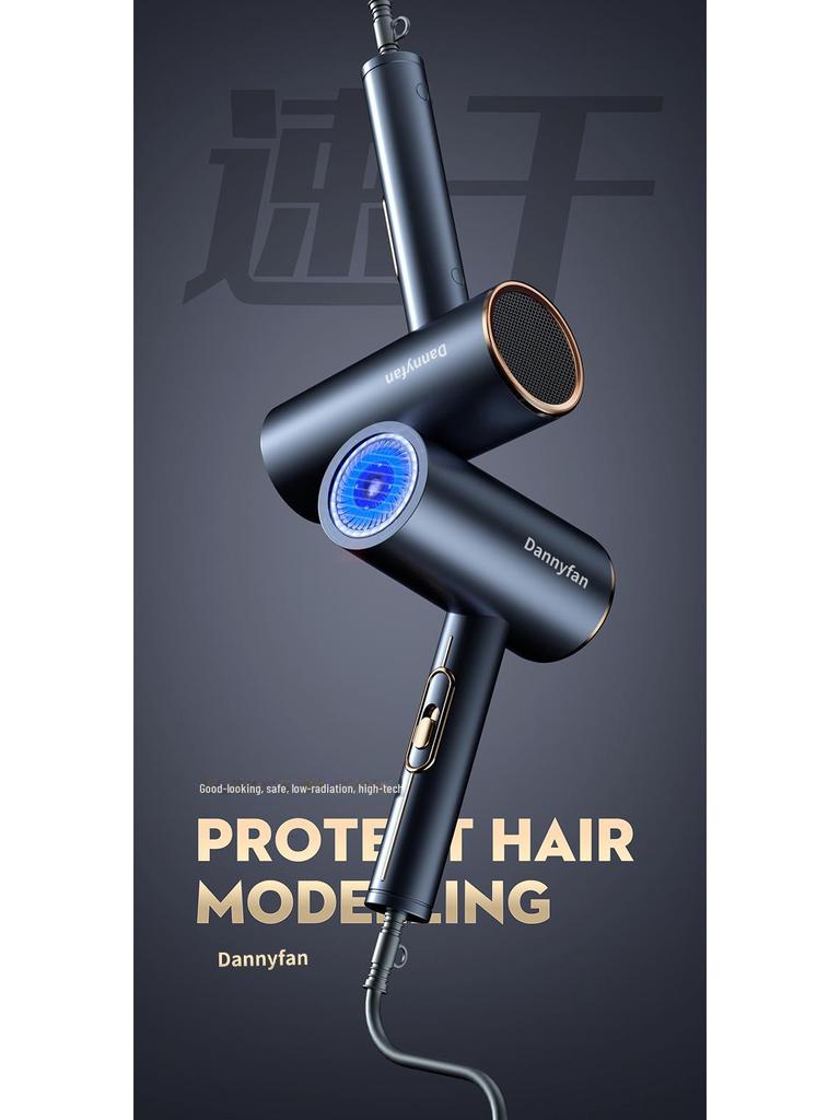 Portable Hair Dryer with Hot & Cold Settings, High Wind, Blue Light Ion Technology - Ideal for Salon Use or As a Gift.