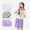 Girls' Antibacterial Cooling Short-Sleeve Two-Piece Set