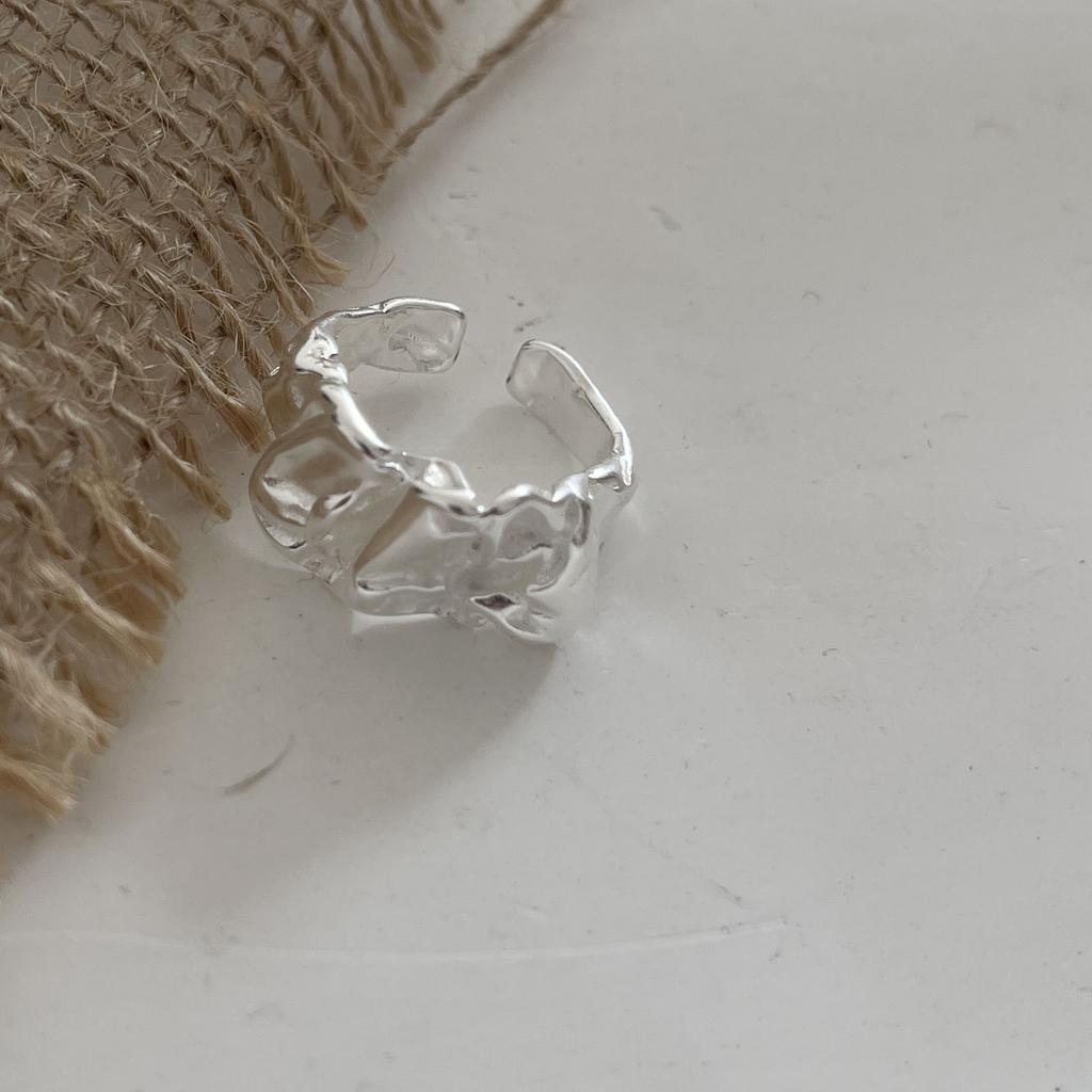 925 Sterling Silver Rings for Women Men Couple Minimalist Handmade Simple Bump Ring Party Jewelry Gift Prevent Allergy