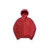 Li Ning Daily Prosperity Series Fleece Lined Spliced Pullover Hoodie Women Hoodies Samba-Red AWDU332-3