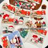 Lovely Christmas Taba Squishy Toys Santa Claus Snow Man Fidgets Toys Squeeze Stresses Relief Paw Squishies Party Favors